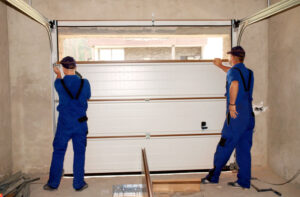 Detached garage door insulation