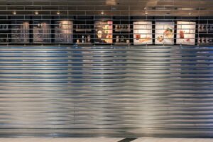 Settings rolling doors retail