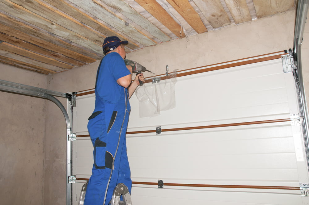 prep garage door installation