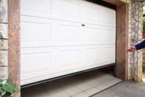 Single panel sectional garage doors