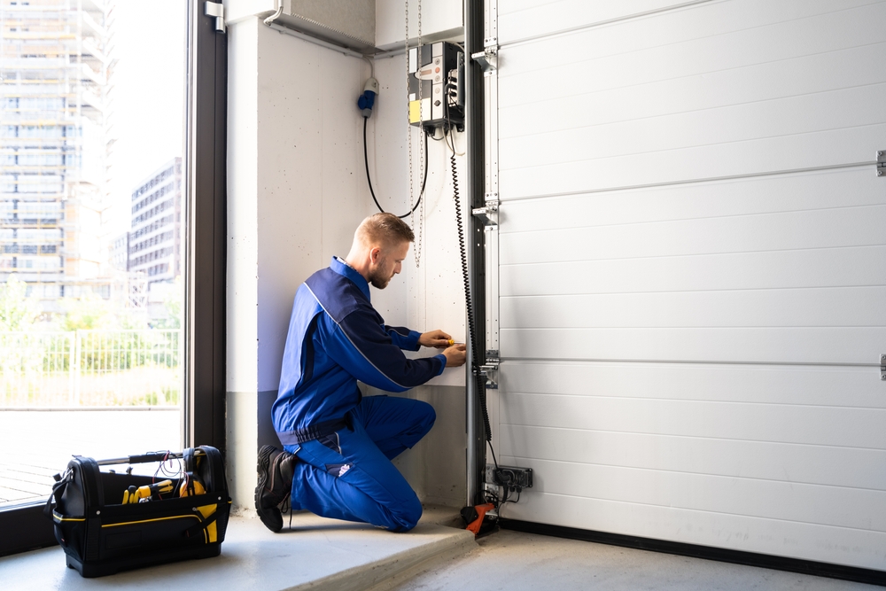 garage door cleaning steps