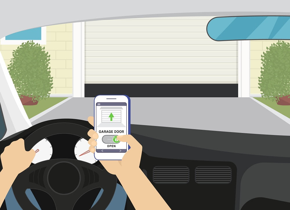 smartphone garage door opener basics