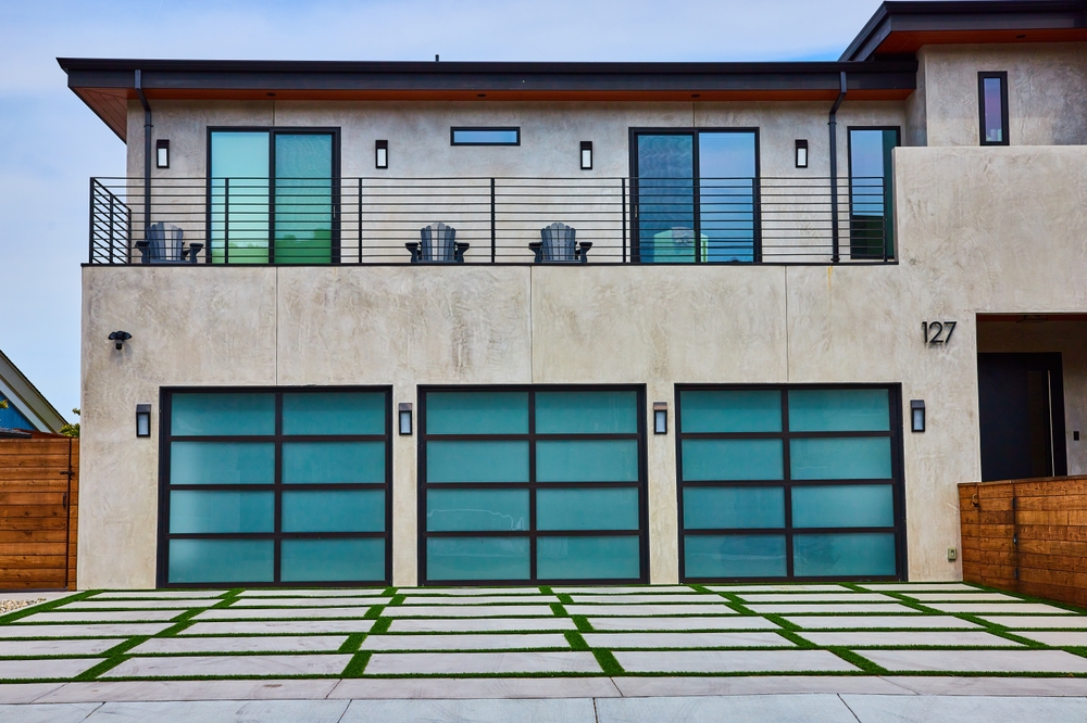 garage door glass types